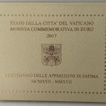 Vatikan 2 Euro 2017 Gedenkmünze im Folder - Erscheinungen von Fatima - Blister
