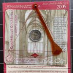 San Marino 2 Euro 2005 - Galileo Galilei - Original im Blister OVP