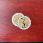 17 x 2 Euro 2007 - 50 Jahre Römische Verträge - in Leuchtturm Holzkassette