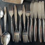 WMF Modell ROM 4500 - umfangreiches Besteck Set - 90 Silberauflage - 51 Teile