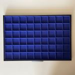 KABE Münzboxen Exquisit mit eckigen Vertiefungen - Blau - verschiedene Größen!