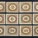 Österreich 1900 - Portomarken MiNr. P 22-33 postfrisch - Ziffern im Oval