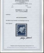 Österreich 1934 - MiNr. 588 einwandfrei postfrisch - Attest Soecknick BPP - Dollfuß