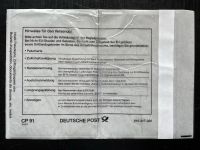 50 Versandtaschen Zoll CP91 Deutsche Post 915-317-000 DHL