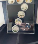 Palau 2009 - 7 x 1 Dollar - Die sieben 7 Weltwunder der Antike - Farbmünzen