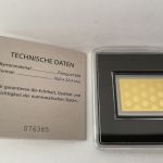 Glücksklee - Goldbarren - Feingold 1/500 Unze Gold 999 - mit Zertifikat