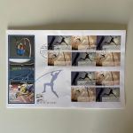 ERSTTAGSBRIEF FDC Leichtathletik WM Zusammendrucke aus MH80 Stempel Bonn