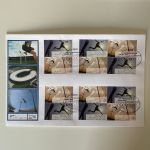 ERSTTAGSBRIEF FDC Leichtathletik WM Zusammendrucke aus MH80 Stempel Bonn