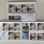 ERSTTAGSBRIEF FDC Leichtathletik WM Zusammendrucke aus MH80 Stempel Bonn