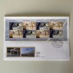 ERSTTAGSBRIEF FDC Leichtathletik WM Zusammendrucke aus MH80 Stempel Bonn