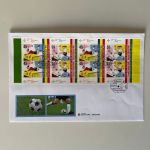 3x ERSTTAGSBRIEF FDC Deutsche Sporthilfe Zusammendrucke aus MH84 Sonderstempel