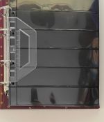 Deutsche Post pro collect Ringbinder Rot 20 schwarze Einsteckseiten 6 Streifen