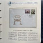 DDR Sammlung postfrisch - 1981-1990 komplett auf Borek Vordruck Ringbinder