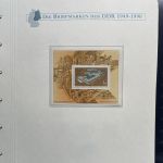 DDR Sammlung postfrisch - 1981-1990 komplett auf Borek Vordruck Ringbinder