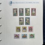 DDR Sammlung postfrisch - 1981-1990 komplett auf Borek Vordruck Ringbinder