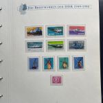DDR Sammlung postfrisch - 1981-1990 komplett auf Borek Vordruck Ringbinder