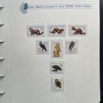 DDR Sammlung postfrisch - 1981-1990 komplett auf Borek Vordruck Ringbinder