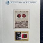 DDR Sammlung postfrisch - 1981-1990 komplett auf Borek Vordruck Ringbinder