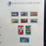 DDR Sammlung postfrisch - 1981-1990 komplett auf Borek Vordruck Ringbinder