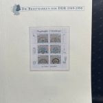 DDR Sammlung postfrisch - 1981-1990 komplett auf Borek Vordruck Ringbinder