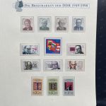 DDR Sammlung postfrisch - 1981-1990 komplett auf Borek Vordruck Ringbinder