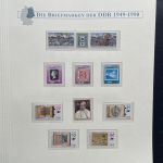 DDR Sammlung postfrisch - 1981-1990 komplett auf Borek Vordruck Ringbinder