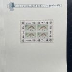DDR Sammlung postfrisch - 1981-1990 komplett auf Borek Vordruck Ringbinder