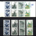 Berlin MH15 / H-Bl. 23 / Zusammendrucke W89-W98 / senkrechte Paare gestempelt