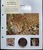 30 JAHRE WWF - Jaguar 1992 Panthera onca - 999 SILBER / 20g