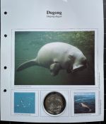 30 JAHRE WWF - Dugong 1994 Dugong Sehrhuh / Seeschwein - 999 SILBER / 20g