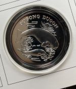 30 JAHRE WWF - Dugong 1994 Dugong Sehrhuh / Seeschwein - 999 SILBER / 20g