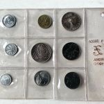 ITALIEN Kursmünzensatz KMS 1970 im original Folder mit 500 & 1000 Lire Silber