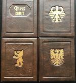 PHILSWISS - KRAUSE - Ringbinder braun Goldprägung + Klarsichthüllen AUSWÄHLEN