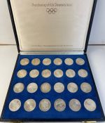 10 DM Olympia 1972 München Deutschland komplett Satz 24 Silbermünzen in Kassette