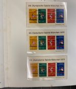 54 x Bund Block 8 Olympiade München 1972 Sonderstempel Sammlung