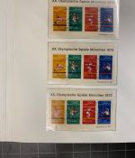 54 x Bund Block 8 Olympiade München 1972 Sonderstempel Sammlung