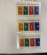 54 x Bund Block 8 Olympiade München 1972 Sonderstempel Sammlung