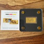 Goldbarren - Motivbarren 100 DM - Feingold 1/500 Unze Gold 999 - mit Zertifikat