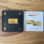 Goldbarren - Motivbarren DDR 100 Mark - Feingold 1/500 Unze Gold 999 Zertifikat