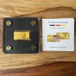 Goldbarren - Motivbarren 500 Euro - Feingold 1/500 Unze Gold 999 mit Zertifikat