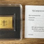 Motivbarren Segelschiff Alexander Humboldt - Feingold 1/500 Unze Gold 999 Barren