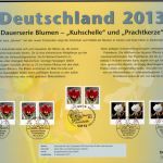 BUND BLUMEN Waagerechte Paare gestempelt BERLIN/BONN - 2005-2020 ==> AUSSUCHEN!
