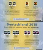 BUND BLUMEN Waagerechte Paare gestempelt BERLIN/BONN - 2005-2020 ==> AUSSUCHEN!