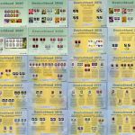 BUND BLUMEN Waagerechte Paare gestempelt BERLIN/BONN - 2005-2020 ==> AUSSUCHEN!
