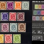 Bund, MiNr. 123-138 Posthornsatz postfrisch tadellos geprüft Schlegel BPP