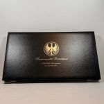 Münzkassette Schatulle für 5 DM Münzen Silberadler von 1951-1974 - gebraucht