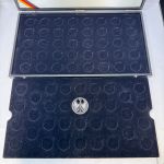 Münzkassette Schatulle für 5 DM Münzen Silberadler von 1951-1974 - gebraucht