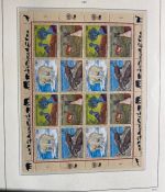 UNO Genf 1989-2013 Bogen Sammlung postfrisch in Leuchtturm Klemmbinder