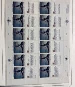 UNO Genf 1989-2013 Bogen Sammlung postfrisch in Leuchtturm Klemmbinder