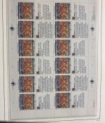 UNO Genf 1989-2013 Bogen Sammlung postfrisch in Leuchtturm Klemmbinder
